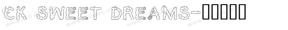 CK Sweet Dreams字体转换